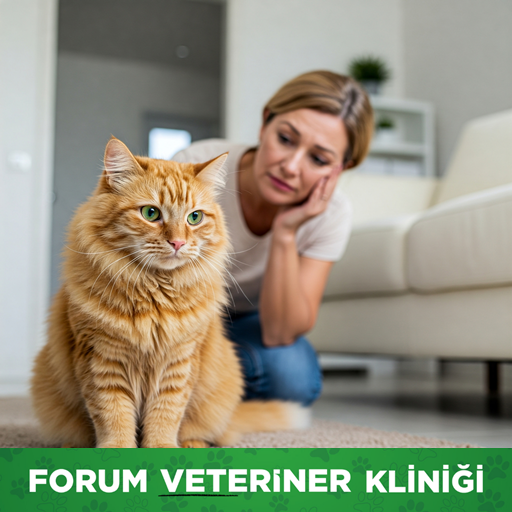 İshal olan kedi ve veteriner muayenesi